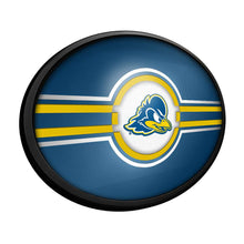 Load image into Gallery viewer, Delaware Blue Hens: Oval Slimline Lighted Wall Sign - The Fan-Brand