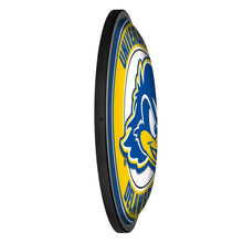 Load image into Gallery viewer, Delaware Blue Hens: Round Slimline Lighted Wall Sign - The Fan-Brand