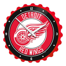 Load image into Gallery viewer, Detroit Red Wings: Bottle Cap Wall Clock - The Fan-Brand