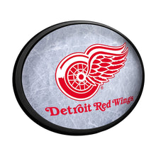 Load image into Gallery viewer, Detroit Red Wings: Ice Rink - Oval Slimline Lighted Wall Sign - The Fan-Brand