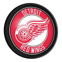 Load image into Gallery viewer, Detroit Red Wings: Round Slimline Lighted Wall Sign - The Fan-Brand