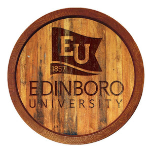 Edinboro Fighting Scots: Branded "Faux" Barrel Top Sign - The Fan-Brand