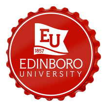 Load image into Gallery viewer, Edinboro Fighting Scots: EU Logo - Bottle Cap Wall Sign - The Fan-Brand