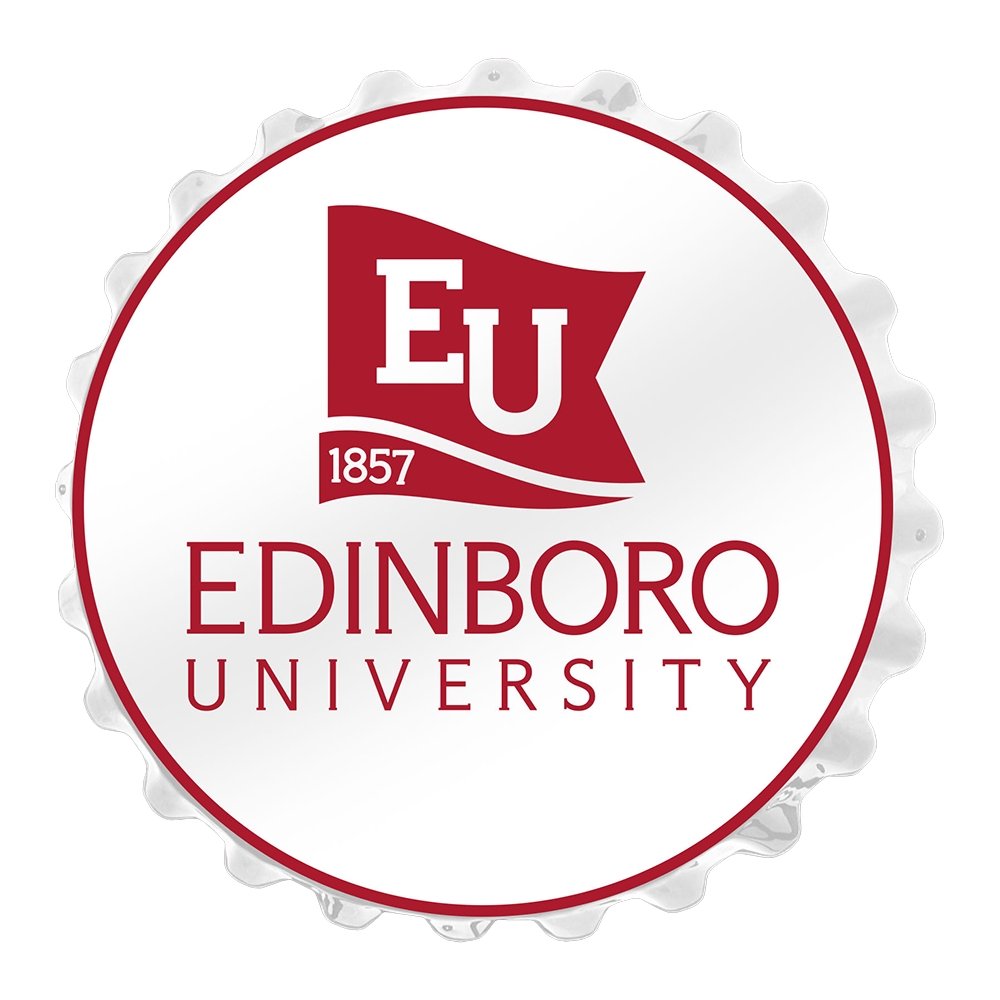Edinboro Fighting Scots: EU Logo - Bottle Cap Wall Sign - The Fan-Brand