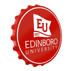 Edinboro Fighting Scots: EU Logo - Bottle Cap Wall Sign - The Fan-Brand