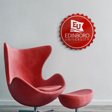 Load image into Gallery viewer, Edinboro Fighting Scots: EU Logo - Bottle Cap Wall Sign - The Fan-Brand