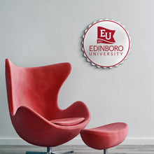 Load image into Gallery viewer, Edinboro Fighting Scots: EU Logo - Bottle Cap Wall Sign - The Fan-Brand