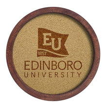 Load image into Gallery viewer, Edinboro Fighting Scots: &quot;Faux&quot; Barrel Framed Cork Board - The Fan-Brand