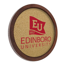 Load image into Gallery viewer, Edinboro Fighting Scots: &quot;Faux&quot; Barrel Framed Cork Board - The Fan-Brand