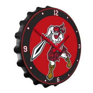 Edinboro Fighting Scots: Mac Cato - Bottle Cap Wall Clock - The Fan-Brand