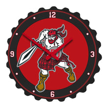 Load image into Gallery viewer, Edinboro Fighting Scots: Mac Cato - Bottle Cap Wall Clock - The Fan-Brand