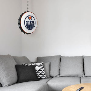 Edmonton Oilers: Bottle Cap Dangler - The Fan-Brand