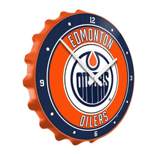 Load image into Gallery viewer, Edmonton Oilers: Bottle Cap Wall Clock - The Fan-Brand