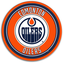 Load image into Gallery viewer, Edmonton Oilers: Modern Disc Wall Sign - The Fan-Brand