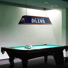 Load image into Gallery viewer, Edmonton Oilers: Premium Wood Pool Table Light - The Fan-Brand