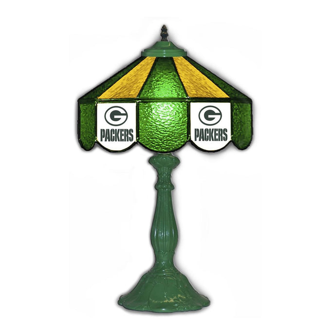 Green Bay Packers 21' Stained Glass Table Lamp