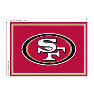 San Francisco 49ers 3x4 Area Rug