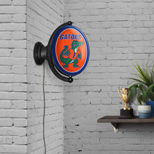 Load image into Gallery viewer, Florida Gators: Albert Gator - Original Oval Rotating Lighted Wall Sign - The Fan-Brand