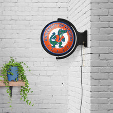Load image into Gallery viewer, Florida Gators: Albert Gator - Original Round Rotating Lighted Wall Sign - The Fan-Brand