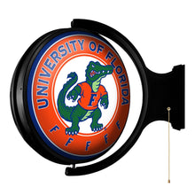 Load image into Gallery viewer, Florida Gators: Albert Gator - Original Round Rotating Lighted Wall Sign - The Fan-Brand