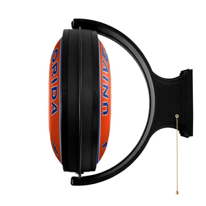 Florida Gators: Albert Gator - Original Round Rotating Lighted Wall Sign - The Fan-Brand