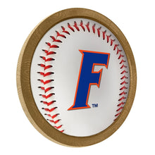 Load image into Gallery viewer, Florida Gators: Baseball - &quot;Faux&quot; Barrel Frame Sign - The Fan-Brand