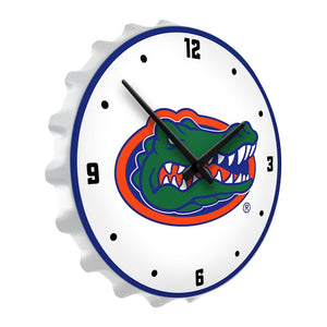 Florida Gators: Bottle Cap Lighted Wall Clock - The Fan-Brand