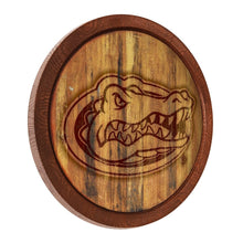 Load image into Gallery viewer, Florida Gators: Branded &quot;Faux&quot; Barrel Top Sign - The Fan-Brand