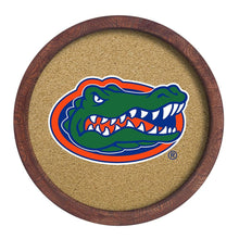 Load image into Gallery viewer, Florida Gators: &quot;Faux&quot; Barrel Framed Cork Board - The Fan-Brand