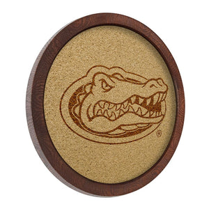 Florida Gators: "Faux" Barrel Framed Cork Board - The Fan-Brand