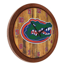 Load image into Gallery viewer, Florida Gators: &quot;Faux&quot; Barrel Top Wall Clock - The Fan-Brand