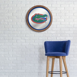Florida Gators: Logo - Mirrored Barrel Top Mirrored Wall Sign - The Fan-Brand