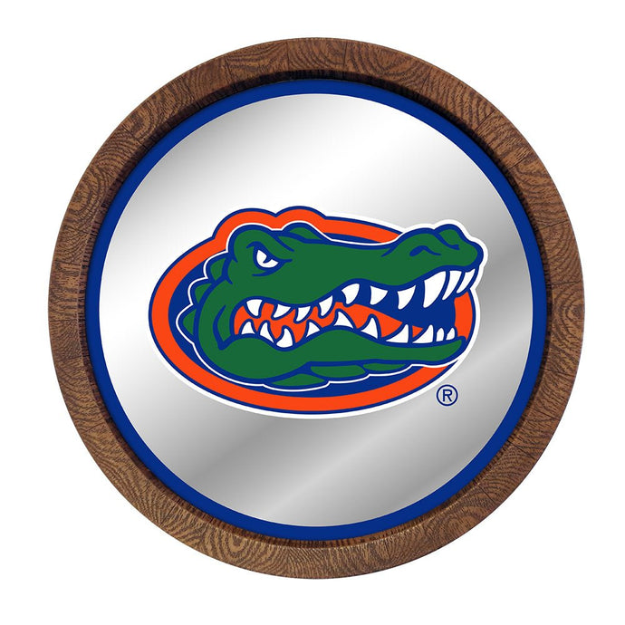 Florida Gators: Logo - Mirrored Barrel Top Mirrored Wall Sign - The Fan-Brand