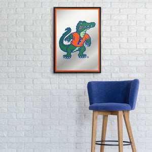 Florida Gators: Mascot - Framed Mirrored Wall Sign - The Fan-Brand