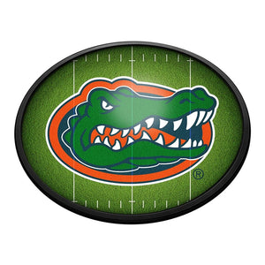 Florida Gators: On the 50 - Oval Slimline Lighted Wall Sign - The Fan-Brand