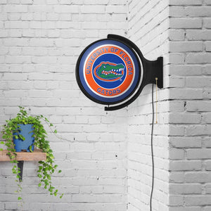 Florida Gators: Original Round Rotating Lighted Wall Sign - The Fan-Brand