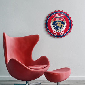 Florida Panthers: Bottle Cap Wall Sign - The Fan-Brand