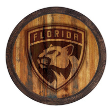Load image into Gallery viewer, Florida Panthers: Branded &quot;Faux&quot; Barrel Top Sign - The Fan-Brand