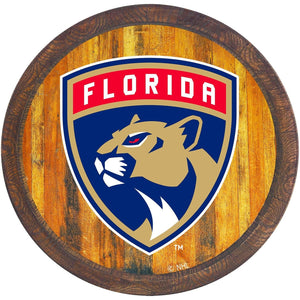 Florida Panthers: "Faux" Barrel Top Sign - The Fan-Brand