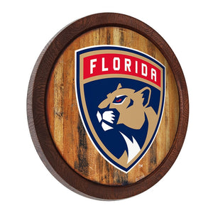 Florida Panthers: "Faux" Barrel Top Sign - The Fan-Brand