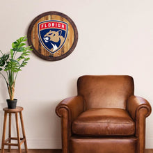 Load image into Gallery viewer, Florida Panthers: &quot;Faux&quot; Barrel Top Sign - The Fan-Brand