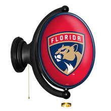 Load image into Gallery viewer, Florida Panthers: Original Oval Rotating Lighted Wall Sign - The Fan-Brand