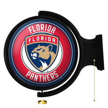 Load image into Gallery viewer, Florida Panthers: Original Round Rotating Lighted Wall Sign - The Fan-Brand