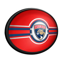 Load image into Gallery viewer, Florida Panthers: Oval Slimline Lighted Wall Sign - The Fan-Brand