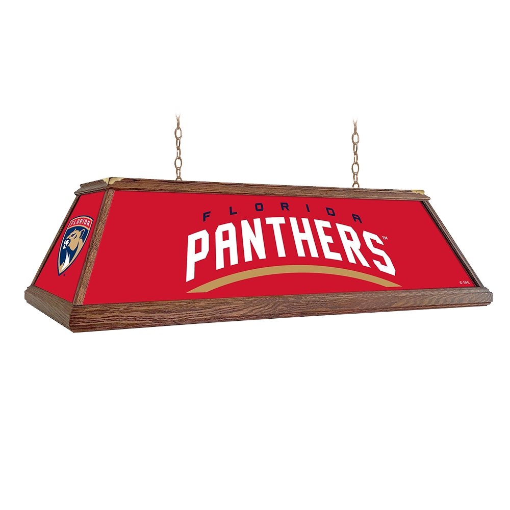 Florida Panthers: Premium Wood Pool Table Light - The Fan-Brand