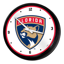 Load image into Gallery viewer, Florida Panthers: Retro Lighted Wall Clock - The Fan-Brand