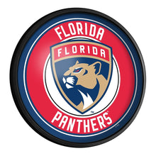 Load image into Gallery viewer, Florida Panthers: Round Slimline Lighted Wall Sign - The Fan-Brand