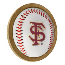 Load image into Gallery viewer, Florida State Seminoles: Baseball - &quot;Faux&quot; Barrel Frame Sign - The Fan-Brand