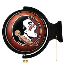 Load image into Gallery viewer, Florida State Seminoles: Basketball - Original Round Rotating Lighted Wall Sign - The Fan-Brand