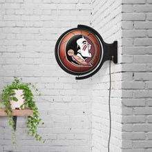 Load image into Gallery viewer, Florida State Seminoles: Basketball - Original Round Rotating Lighted Wall Sign - The Fan-Brand